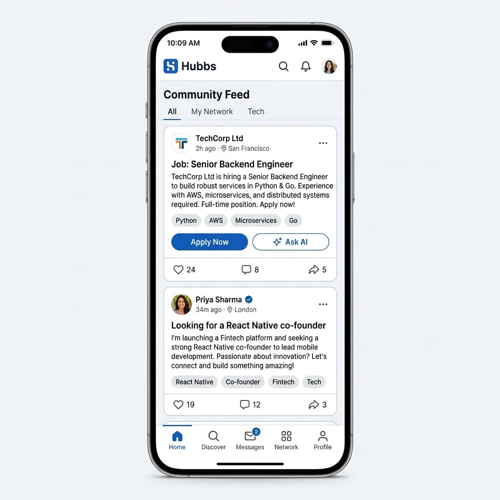 Hubbs Social Feed Preview